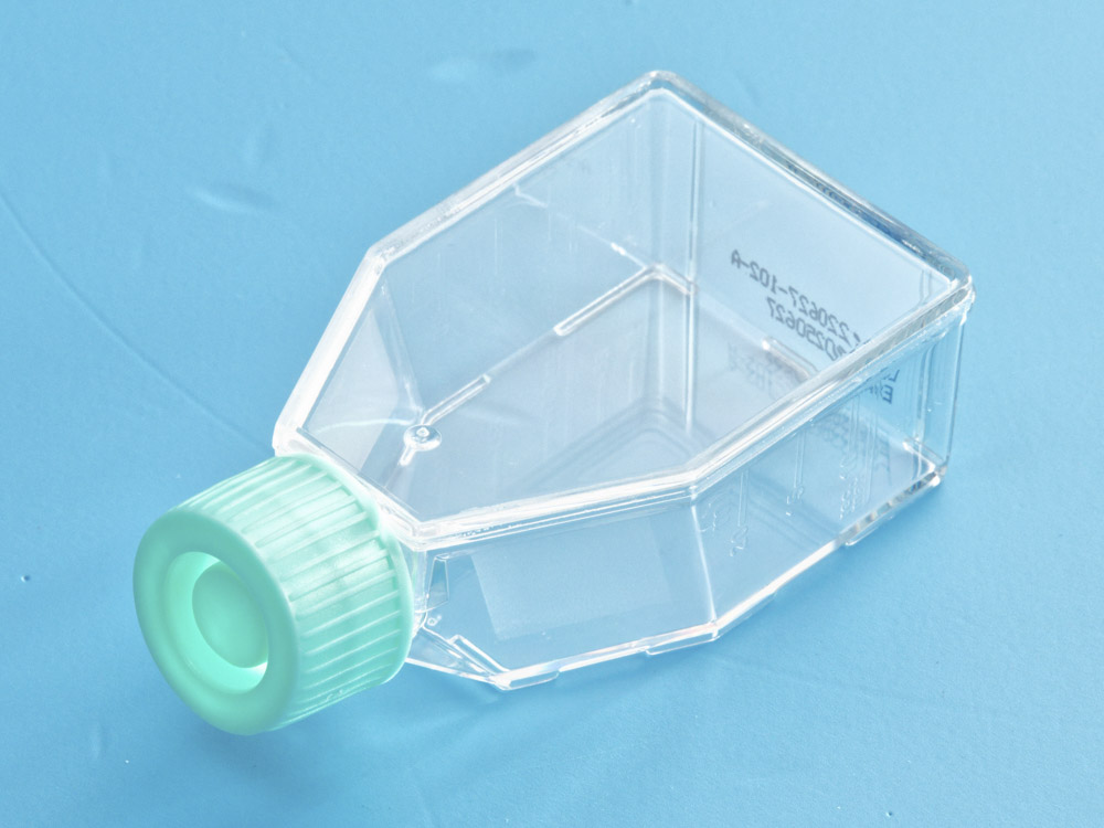 Флакон культуральный 25 мл, 12,5 см², крышка с вентиляцией/без вентиляции