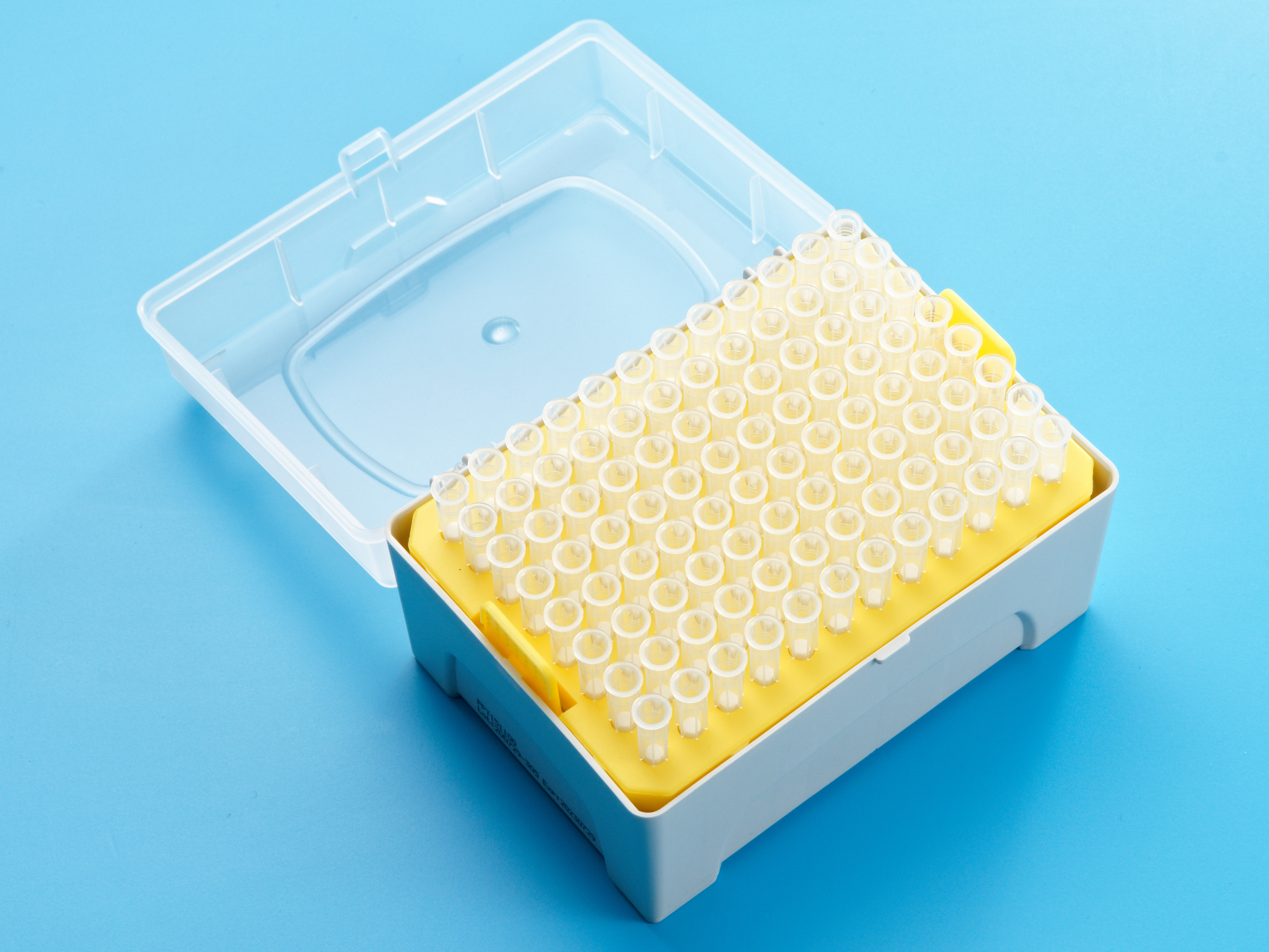 Наконечники для дозаторов с фильтром объём 10-100 мкл., 96 штук в штативе